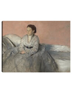 Foto 1 | Foto 1 | Cuadro Decorativo - Señora René De Gas, 1872/1873- Edgar Degas - Fotografía - 107x143 - Impresión En Lienzo - Fine Art Tj