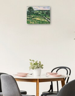 Foto 2 | Foto 2 | Cuadro Decorativo - El Árbol De La Curva- Paul Cézanne - Religión - 46x61 - Impresión En Lienzo - Fine Art Tj