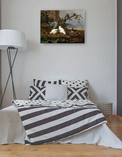 Foto 3 | Foto 3 | Cuadro Decorativo - Palomas- Ferdinand Von Wright - Religión - 46x61 - Impresión En Lienzo - Fine Art Tj