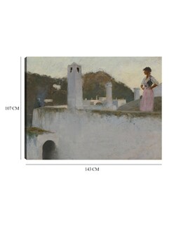 Foto 6 | Foto 6 | Cuadro Decorativo - Vista De Capri (hacia 1878)- John Singer Sargent - Fotografía - 107x143 - Impresión En Lienzo - Fine Art Tj