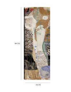 Foto 5 | Foto 5 | Cuadro Decorativo - Novias (serpientes De Agua I) (1904)- Gustav Klimt - Abstracto - 34x89 - Impresión En Lienzo - Fine Art Tj