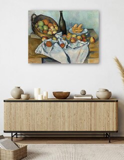 Foto 5 | Foto 5 | Cuadro Decorativo - La Cesta De Manzanas (1893)- Paul Cézanne - Religión - 69x92 - Impresión En Lienzo - Fine Art Tj