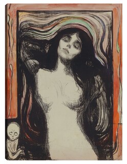 Foto 1 | Foto 1 | Cuadro Decorativo - Virgen (1895–1896)- Edvard Munch - Abstracto - 46x61 - Impresión En Lienzo - Fine Art Tj