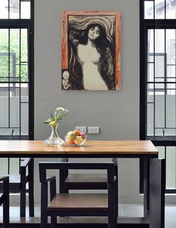 Foto 4 | Foto 4 | Cuadro Decorativo - Virgen (1895–1896)- Edvard Munch - Abstracto - 46x61 - Impresión En Lienzo - Fine Art Tj