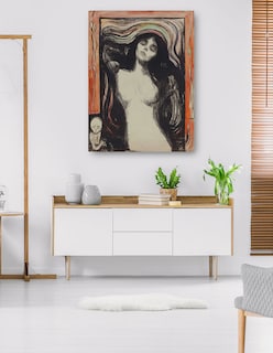 Foto 5 | Foto 5 | Cuadro Decorativo - Virgen (1895–1896)- Edvard Munch - Abstracto - 46x61 - Impresión En Lienzo - Fine Art Tj