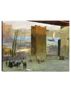 Foto 1 | Foto 1 | Cuadro Decorativo - La Vivienda Solitaria- George Bellows - Costa - 69x92 - Impresión En Lienzo - Fine Art Tj