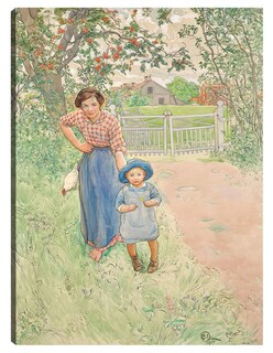 Foto 1 | Foto 1 | Cuadro Decorativo - ¡saluda Al Caballero! (1917)- Carl Larsson - Fotografía - 28x36 - Impresión En Lienzo - Fine Art Tj