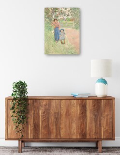 Foto 2 | Foto 2 | Cuadro Decorativo - ¡saluda Al Caballero! (1917)- Carl Larsson - Fotografía - 28x36 - Impresión En Lienzo - Fine Art Tj