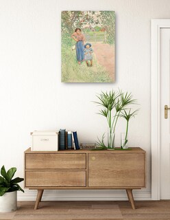 Foto 3 | Foto 3 | Cuadro Decorativo - ¡saluda Al Caballero! (1917)- Carl Larsson - Fotografía - 28x36 - Impresión En Lienzo - Fine Art Tj