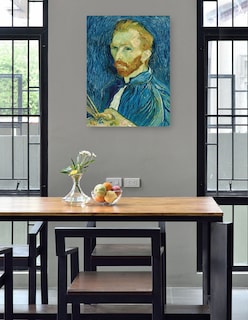 Foto 4 | Foto 4 | Cuadro Decorativo - Autorretrato 1889- Vincent Van Gogh - Fotografía - 107x143 - Impresión En Lienzo - Fine Art Tj