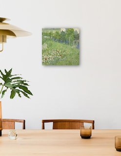 Foto 4 | Foto 4 | Cuadro Decorativo - El Jardín De Daubigny- Vincent Van Gogh - Floral - 89x89 - Impresión En Lienzo - Fine Art Tj