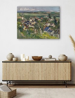 Foto 5 | Foto 5 | Cuadro Decorativo - Auvers, Vista Panorámica (1873)- Paul Cézanne - Religión - 28x36 - Impresión En Lienzo - Fine Art Tj