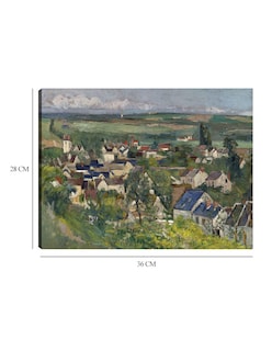 Foto 6 | Foto 6 | Cuadro Decorativo - Auvers, Vista Panorámica (1873)- Paul Cézanne - Religión - 28x36 - Impresión En Lienzo - Fine Art Tj