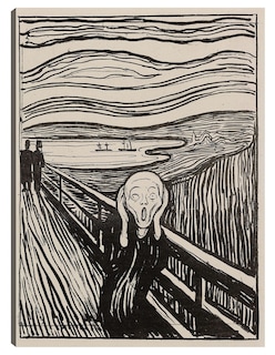 Foto 1 | Foto 1 | Cuadro Decorativo - El Grito (1895) Ii- Edvard Munch - Abstracto - 28x36 - Impresión En Lienzo - Fine Art Tj