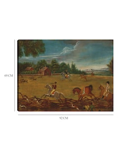 Foto 6 | Foto 6 | Cuadro Decorativo - El Fin De La Caza, C. 1800- American 19th Century - Paisaje - 69x92 - Impresión En Lienzo - Fine Art Tj