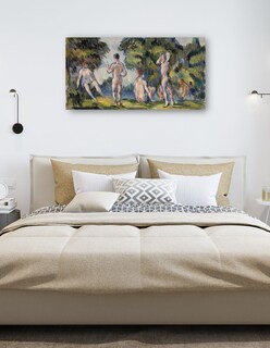 Foto 5 | Foto 5 | Cuadro Decorativo - Bañistas (1890)- Paul Cézanne - Fotografía - 46x89 - Impresión En Lienzo - Fine Art Tj