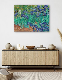 Foto 5 | Foto 5 | Cuadro Decorativo - Iris (1889)- Vincent Van Gogh - Floral - 77x102 - Impresión En Lienzo - Fine Art Tj