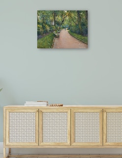 Foto 4 | Foto 4 | Cuadro Decorativo - El Parque Monceau (1877)- Gustave Caillebotte - Religión - 46x61 - Impresión En Lienzo - Fine Art Tj
