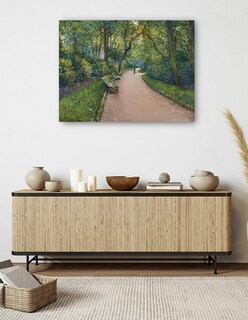 Foto 5 | Foto 5 | Cuadro Decorativo - El Parque Monceau (1877)- Gustave Caillebotte - Religión - 46x61 - Impresión En Lienzo - Fine Art Tj
