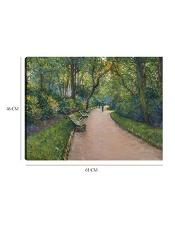 Foto 6 | Foto 6 | Cuadro Decorativo - El Parque Monceau (1877)- Gustave Caillebotte - Religión - 46x61 - Impresión En Lienzo - Fine Art Tj