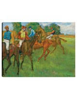 Cuadro Decorativo - Antes De La Carrera (1887-1889)- Edgar Degas - Fotografía - 28x36 - Impresión En Lienzo - Fine Art Tj