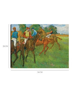 Foto 6 | Foto 6 | Cuadro Decorativo - Antes De La Carrera (1887-1889)- Edgar Degas - Fotografía - 28x36 - Impresión En Lienzo - Fine Art Tj