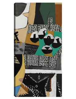 Foto 1 | Foto 1 | Cuadro Decorativo - Perro Y Gallo (1921)- Pablo Picasso - Abstracto - 54x102 - Impresión En Lienzo - Fine Art Tj