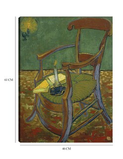 Foto 6 | Foto 6 | Cuadro Decorativo - La Silla De Gauguin (1888)- Vincent Van Gogh - Abstracto - 46x61 - Impresión En Lienzo - Fine Art Tj