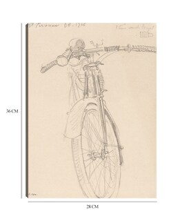 Foto 6 | Foto 6 | Cuadro Decorativo - Motocicleta (1918)- John Singer Sargent - Abstracto - 28x36 - Impresión En Lienzo - Fine Art Tj