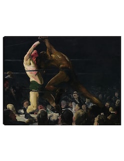 Foto 1 | Foto 1 | Cuadro Decorativo - Ambos Miembros De Este Club, 1909- George Bellows - Deportes - 46x61 - Impresión En Lienzo - Fine Art Tj