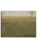 Cuadro Decorativo - La Luzerna, Saint-denis- Georges Seurat - Paisaje - 46x61 - Impresión En Lienzo - Fine Art Tj