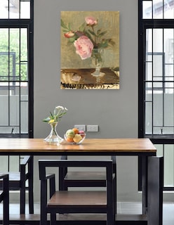 Foto 4 | Foto 4 | Cuadro Decorativo - Peonías- Berthe Morisot - Floral - 28x36 - Impresión En Lienzo - Fine Art Tj