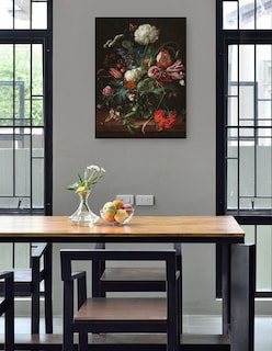 Foto 4 | Foto 4 | Cuadro Decorativo - Jarrón De Flores, C. 1660- Jan Davidsz De Heem - Floral - 77x102 - Impresión En Lienzo - Fine Art Tj