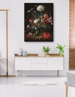 Foto 5 | Foto 5 | Cuadro Decorativo - Jarrón De Flores, C. 1660- Jan Davidsz De Heem - Floral - 77x102 - Impresión En Lienzo - Fine Art Tj