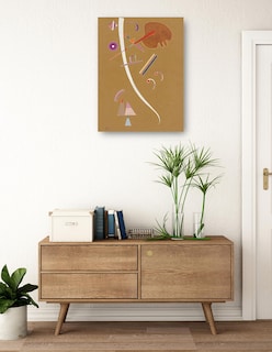 Foto 3 | Foto 3 | Cuadro Decorativo - Ohne Titel (sin Título) (1940)- Wassily Kandinsky - Abstracto - 107x143 - Impresión En Lienzo - Fine Art Tj