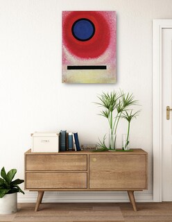Foto 3 | Foto 3 | Cuadro Decorativo - Círculo Azul Ii (1925)- Wassily Kandinsky - Abstracto - 46x61 - Impresión En Lienzo - Fine Art Tj
