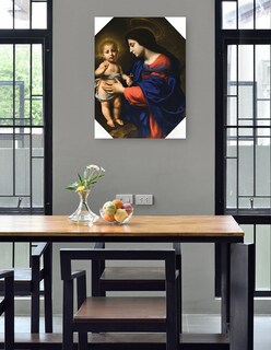 Foto 4 | Foto 4 | Cuadro Decorativo - La Virgen Y El Niño (1651)- Carlo Dolci - Religión - 28x36 - Impresión En Lienzo - Fine Art Tj