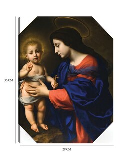 Foto 6 | Foto 6 | Cuadro Decorativo - La Virgen Y El Niño (1651)- Carlo Dolci - Religión - 28x36 - Impresión En Lienzo - Fine Art Tj