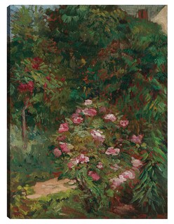 Foto 1 | Foto 1 | Cuadro Decorativo - Jardín De Flores (1884)- Gustave Caillebotte - Paisaje - 28x36 - Impresión En Lienzo - Fine Art Tj