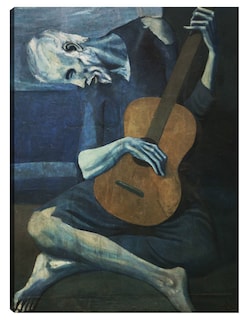 Foto 1 | Foto 1 | Cuadro Decorativo - El Viejo Guitarrista- Pablo Picasso - Fotografía - 69x92 - Impresión En Lienzo - Fine Art Tj