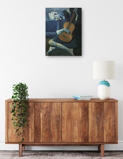 Foto 2 | Foto 2 | Cuadro Decorativo - El Viejo Guitarrista- Pablo Picasso - Fotografía - 69x92 - Impresión En Lienzo - Fine Art Tj