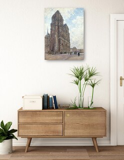 Foto 3 | Foto 3 | Cuadro Decorativo - Notre-dame De París (1901)- Frédéric Houbron - Ciudades - 69x92 - Impresión En Lienzo - Fine Art Tj