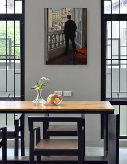 Foto 4 | Foto 4 | Cuadro Decorativo - Joven En Su Ventana (1876)- Gustave Caillebotte - Fotografía - 77x102 - Impresión En Lienzo - Fine Art Tj