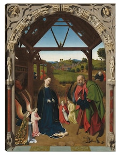 Foto 1 | Foto 1 | Cuadro Decorativo - La Natividad, C. 1450- Petrus Christus - Religión - 69x92 - Impresión En Lienzo - Fine Art Tj