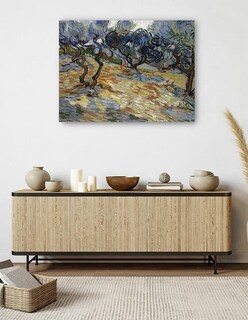 Foto 5 | Foto 5 | Cuadro Decorativo - Olivos- Vincent Van Gogh - Paisaje - 77x102 - Impresión En Lienzo - Fine Art Tj
