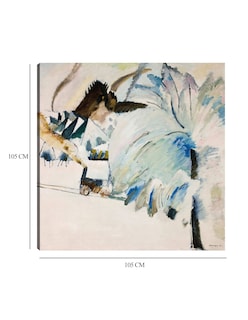 Foto 6 | Foto 6 | Cuadro Decorativo - Murnau Con Locomotora (1911)- Wassily Kandinsky - Abstracto - 105x105 - Impresión En Lienzo - Fine Art Tj