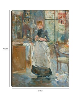 Foto 6 | Foto 6 | Cuadro Decorativo - En El Comedor- Berthe Morisot - Fotografía - 69x92 - Impresión En Lienzo - Fine Art Tj