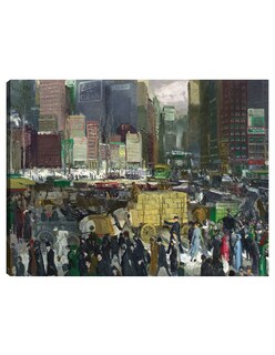 Foto 1 | Foto 1 | Cuadro Decorativo - Nueva York- George Bellows - Ciudades - 46x61 - Impresión En Lienzo - Fine Art Tj