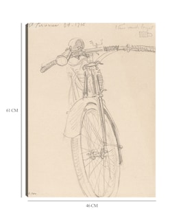 Foto 6 | Foto 6 | Cuadro Decorativo - Motocicleta (1918)- John Singer Sargent - Abstracto - 46x61 - Impresión En Lienzo - Fine Art Tj