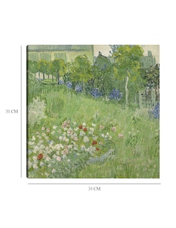 Foto 6 | Foto 6 | Cuadro Decorativo - El Jardín De Daubigny- Vincent Van Gogh - Floral - 31x31 - Impresión En Lienzo - Fine Art Tj